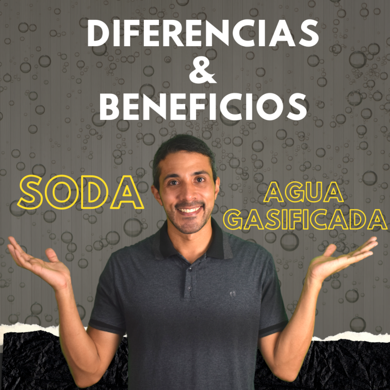 agua carbonatada o soda