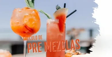 PRE BATCH de CÓCTELES 1 Pre Mezclas curso