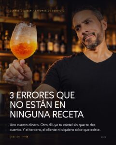 errores de bartender aperol spritz